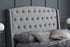 Balmoral Fabric Bed Grey Velvet